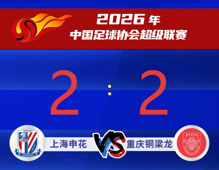 开云体育官方网-【足球】上海申花主场2：2战平重庆铜梁龙|头球|迪马塔|角球|朱辰杰|上海申花足球俱乐部_新浪新闻